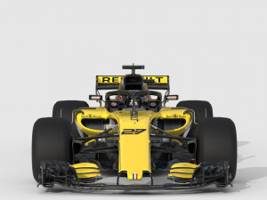 F1 Renault RS18 2018 3D 模型