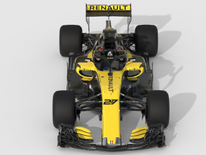 F1 Renault RS18 2018 3D 模型