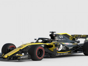 F1 Renault RS18 2018 3D 模型