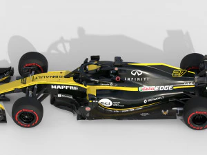 F1 Renault RS18 2018 3D Model
