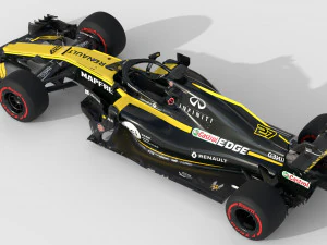 F1 Renault RS18 2018 3D Model