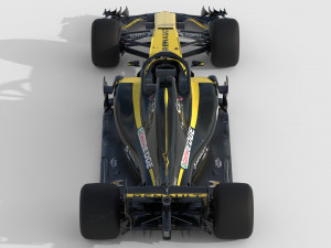 F1 Renault RS18 2018 3D 模型