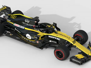 F1 Renault RS18 2018 3D Model