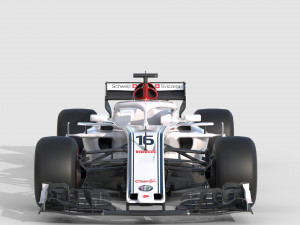 F1 Sauber C37 2018 3D 模型