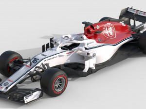 F1 Sauber C37 2018 3D 模型