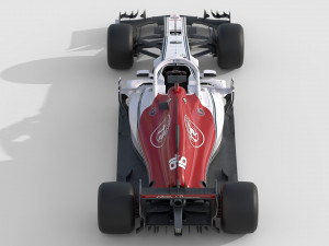 F1 Sauber C37 2018 3D 模型