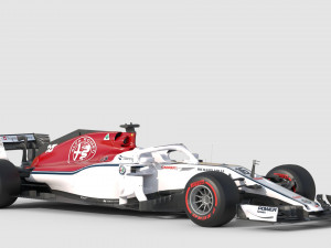 F1 Sauber C37 2018 3D 模型