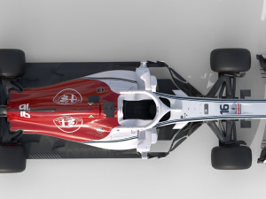 F1 Sauber C37 2018 3D 模型