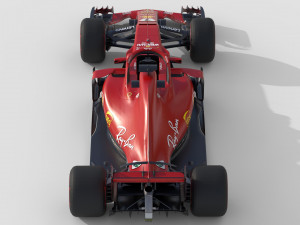 F1 Scuderia Ferari SF71H 2018 Model 3D