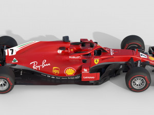 F1 Scuderia Ferari SF71H 2018 Model 3D