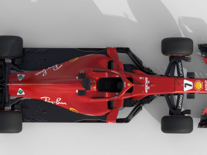 F1 Scuderia Ferari SF71H 2018 Model 3D