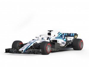 F1 williams fw41 2018 Modelo 3D