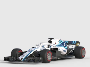 F1 williams fw41 2018 3D Model