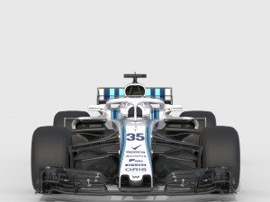 F1 williams fw41 2018 Model 3D