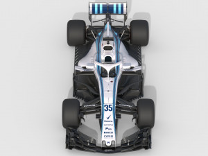 F1 williams fw41 2018 Model 3D