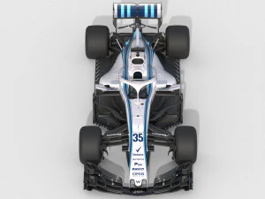F1 williams fw41 2018 3D Model