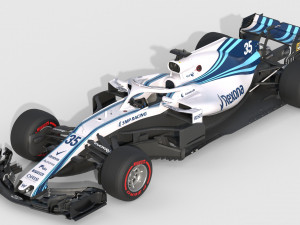 F1 williams fw41 2018 Model 3D
