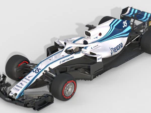 F1 williams fw41 2018 3D Model