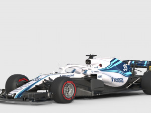 F1 williams fw41 2018 Model 3D