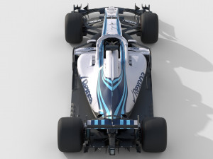 F1 williams fw41 2018 Model 3D