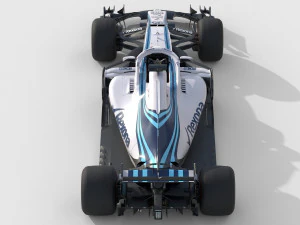F1 williams fw41 2018 3D Model