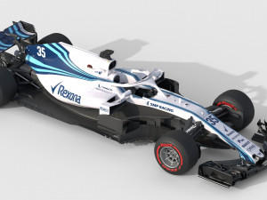 F1 williams fw41 2018 Model 3D