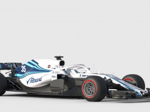 F1 williams fw41 2018 Model 3D