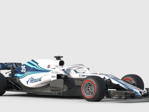 F1 williams fw41 2018 3D Model
