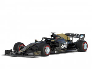 Ф1 Хаас 2019 3D Модель