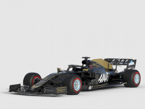 F1 haas 2019 3D Model