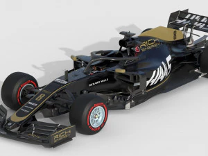 F1 haas 2019 3D Model