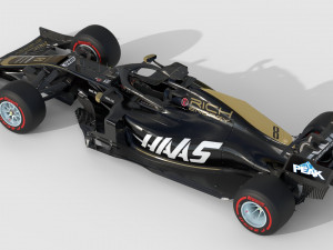 F1 haas 2019 3D Model