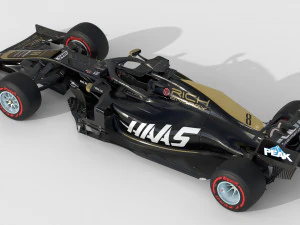 F1 haas 2019 3D Model