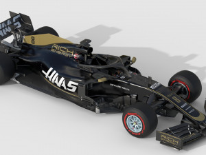 F1 haas 2019 3D Model