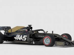 F1 haas 2019 3D Model