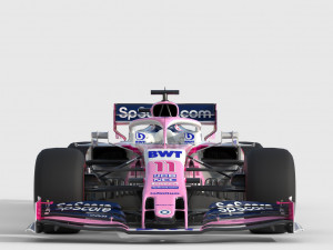 F1 racing point rp19 2019 3D Model