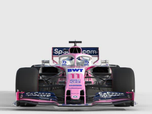 F1 racing point rp19 2019 3D Model
