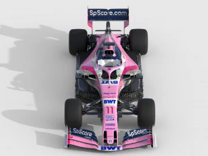 F1 racing point rp19 2019 3D Model