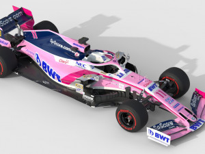 F1 racing point rp19 2019 3D Model