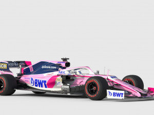 F1 racing point rp19 2019 3D Model
