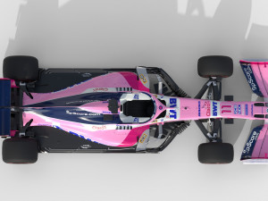 F1 racing point rp19 2019 3D Model