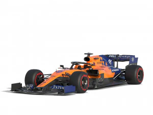 F1 迈凯伦 mcl34 2019 3D 模型