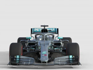 F1 mercedes w10 2019 3D Model