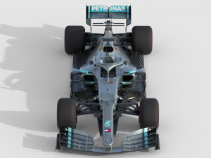 F1 mercedes w10 2019 Modelo 3D