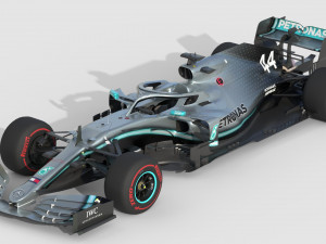 F1 mercedes w10 2019 Modelo 3D