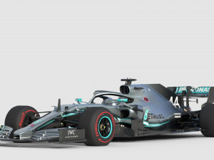 F1 mercedes w10 2019 Modelo 3D