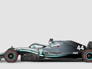 F1 mercedes w10 2019 Modelo 3D