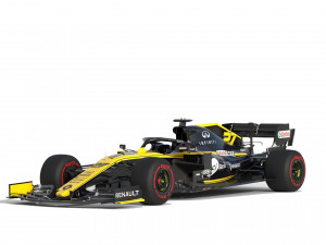 F1 renault rs19 2019 3D 模型
