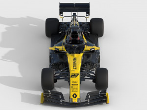 F1 renault rs19 2019 3D-Modell