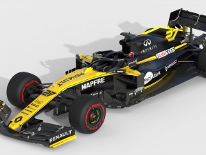 F1 renault rs19 2019 3D-Modell